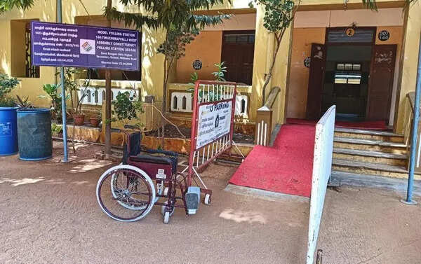 Big day: Polling centres all geared up