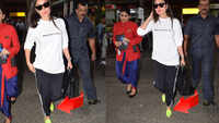 Kareena Kapoor Khan is at her quirkiest best, flaunts her neon shoes at the airport 