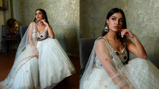 Divya Agarwal stuns in a white lehenga; speaks about experimenting in 2021