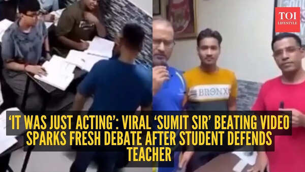 Viral ‘Sumit Sir’ classroom beating video takes shocking turn after student calls it a ‘skit’
