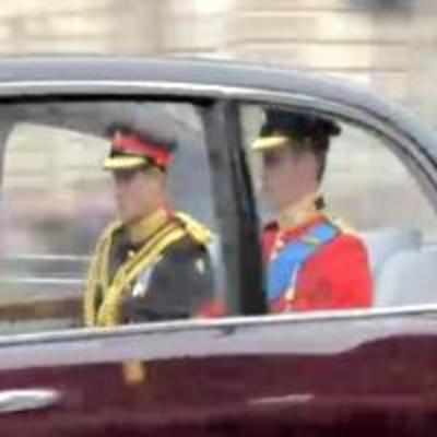 Prince William arrives at Westminster Abbey