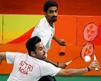 Manu-Sumeeth losses, India's campaign in doubles ends