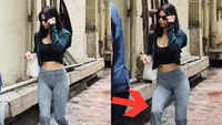 Oops! SRK's daughter Suhana almost trips down 