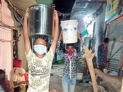 Lockdown worsens Ambujwadi slum residents’ water woes