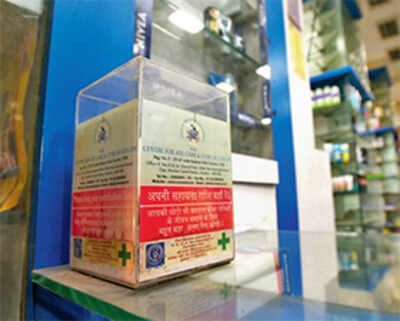 Donation boxes full of Rs 500, 1000 notes