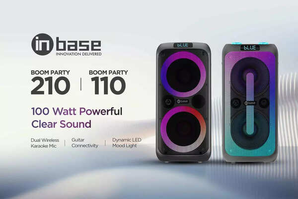 Inbase launches Boom Party 210 and Boom Party 110 speakers in India, priced at Rs 9,499