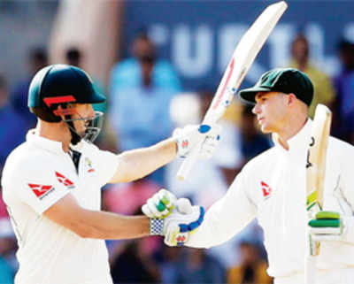 India vs Australia 3rd Test Match: Australian partnership sails across to draw land