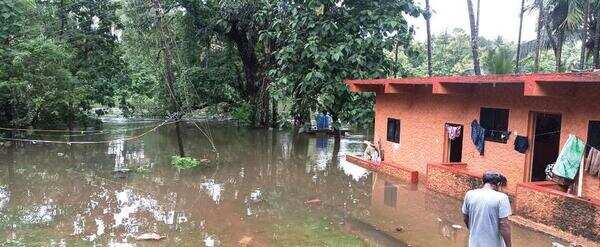 Goa: Sanguem locals flee as water engulfs homes