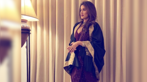 Winter sari styling