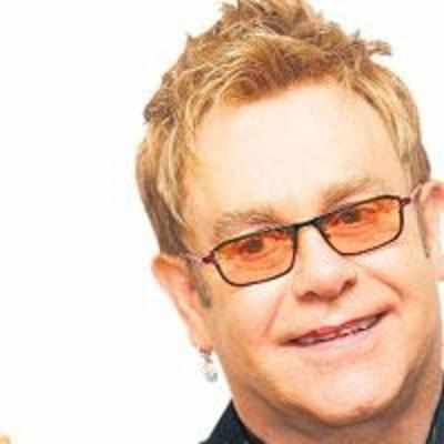 Sir Elton uses 15 F-words in a minute...