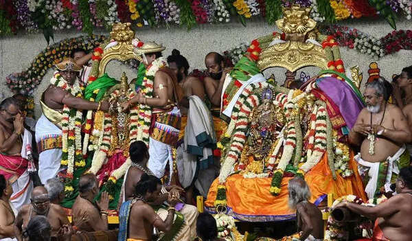 Celestial wedding of Meenakshi and Sundareswarar held with religious fervour