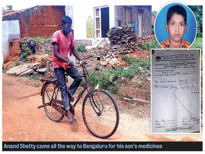 Father cycles 300 km to buy medicines for his 10-year-old
