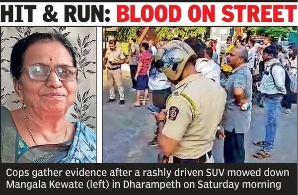 72-year-old yoga teacher on morningwalk crushed by SUV in Dharampeth