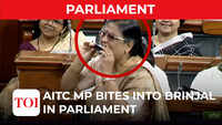 TMC MP bites into a raw brinjal in Lok Sabha 