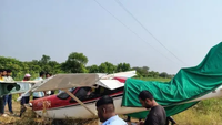 Training aircraft crash-lands near Baramati airstrip where Ajit Pawar&rsquo;s plane went down