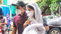 SSR death probe: Mumbai Police at Rhea's place after she alleges 'threat to life' 