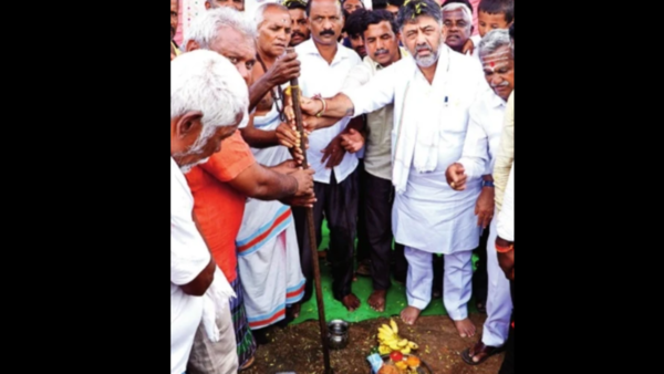 In Channapatna assembly bypoll, DK Shivakumar puts his standing on the line