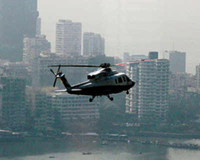 Choppers lose way in city’s concrete jungle