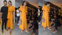 Cuteness! Anand Ahuja ties wife Sonam's shoelace 