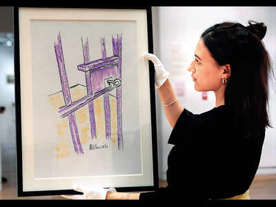 Sketch by Mandela sells for $112,575 in NY