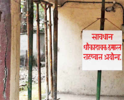 BMC says its building is unsafe, but scared staff has nowhere to go