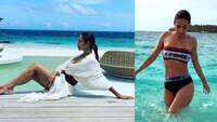 Malaika Arora flaunts her svelte body on Maldivian beach 