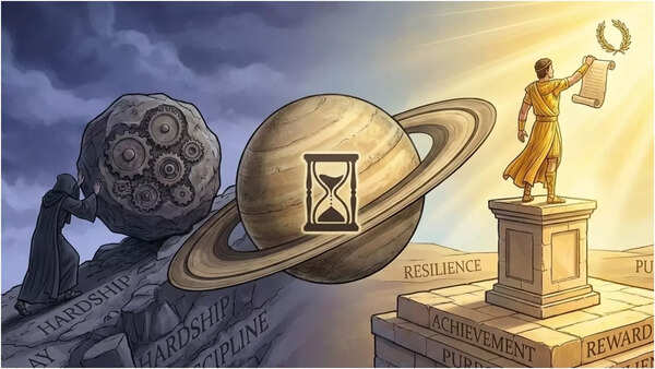 Why does Saturn delay success but reward it later