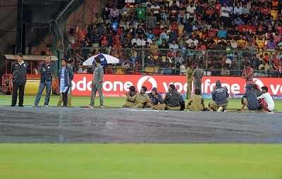 IPL: Royal Challengers Bangalore vs Sunrisers Hyderabad: Match abandoned due to rain