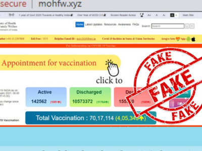 Covid-19: Fake vaccination registration website busted; Health Ministry urges people to be cautious