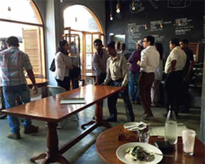 BMC seizes furniture from café in Bandra