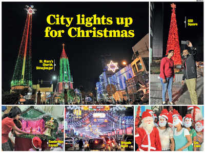 City lights up for Christmas