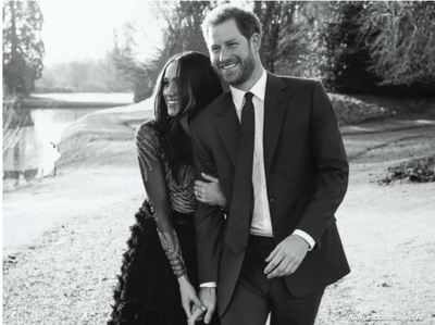 Prince Harry and Meghan Markle's engagement photos released