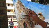 ‘Save Land Save Vizag’: Artists participate in live on-the-spot painting competition 