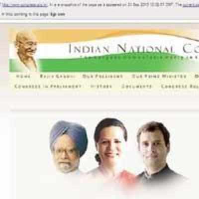 Now, BJP-Congress clash in cyber space