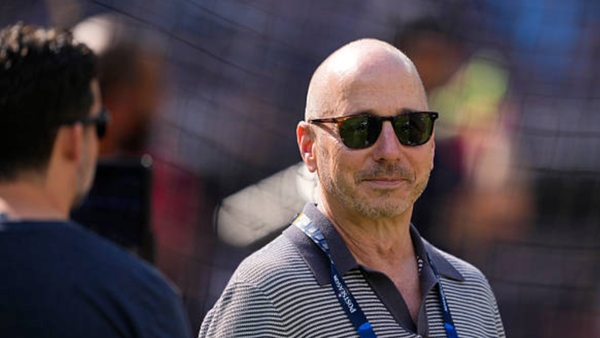 Yankees GM Brian Cashman addresses doubts about the club's title hopes after a quiet offseason