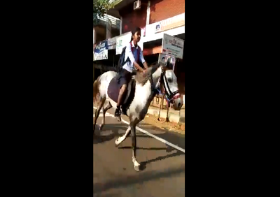 Why this girl galloped to the exam hall to take Class 10 board exam in Kerala