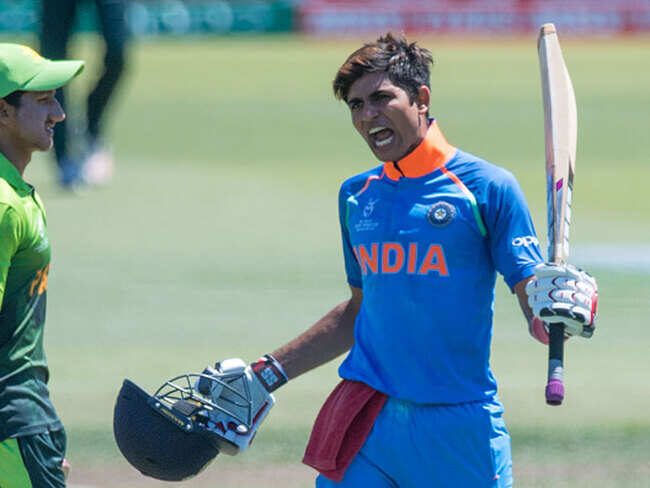 ICC Under-19 World Cup: Shubman Gill ton takes India to 272/9 against Pakistan