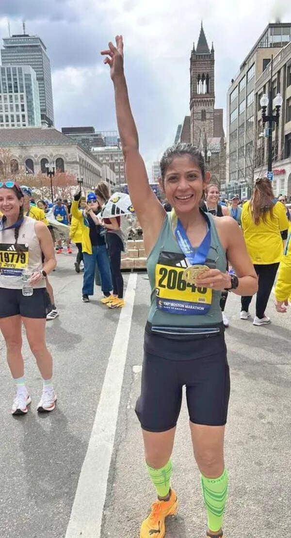 Pandya tops Indian women at Boston Marathon debut
