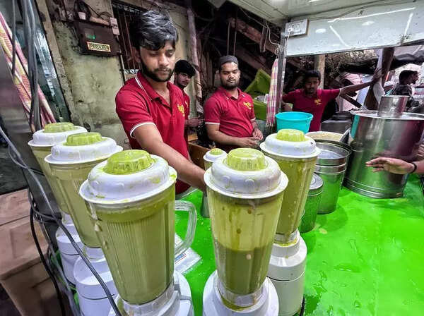 Velvety & green Tahura, a Deccan Ramzan tradition in a glass