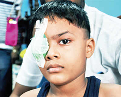 Six-year-old stabbed by classmate, loses eye