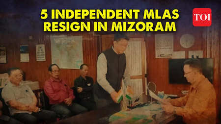 5 Mizoram MLAs quit to beat law against defection