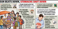 Heat, contaminated food & water trigger gut infections