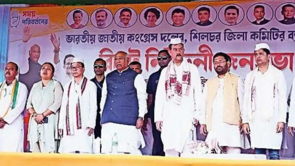 Assam polls: Mallikarjun Kharge calls Barak 'island of neglect', hits out at BJP over stalled projects