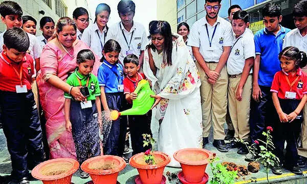 Tribhuvan School honours founder with special hybrid rose unveiling