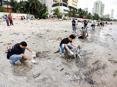 Hundred up for Dadar beach stars