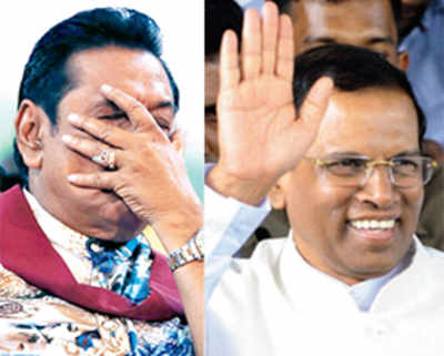 Sirisena elected SL prez after Rajapaksa suffers shock defeat
