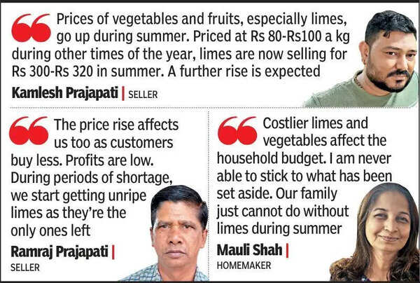 Pricey limes amid summer sting leave households sour