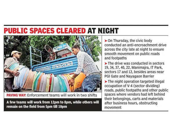 Longer work hours for MC teams to clear encroachments