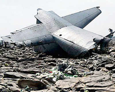 IAF’s C-130J aircraft crashes near Gwalior killing five on board