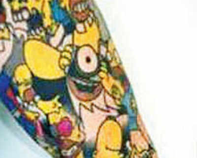 Meet the man with the most Simpson tattoos